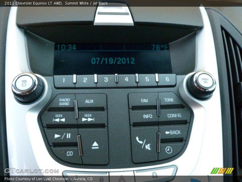 Summit White / Jet Black 2011 Chevrolet Equinox LT AWD