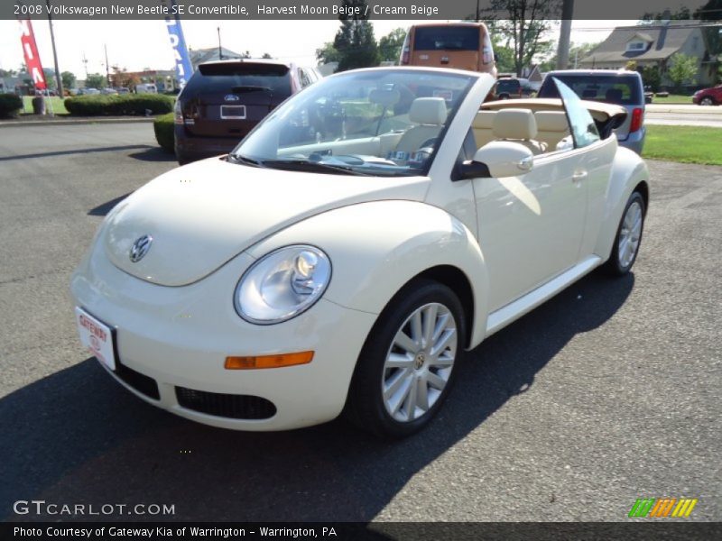 Harvest Moon Beige / Cream Beige 2008 Volkswagen New Beetle SE Convertible