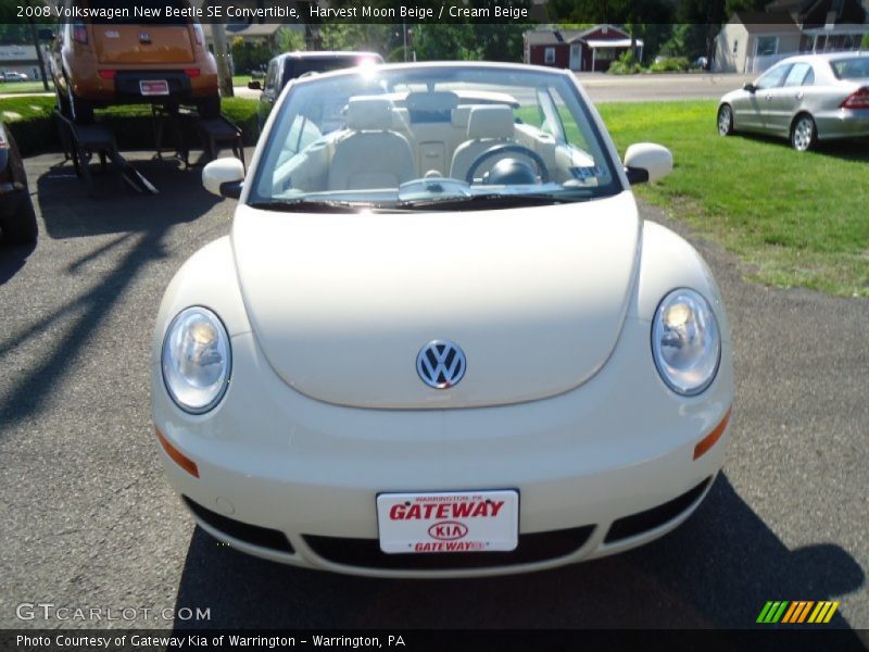 Harvest Moon Beige / Cream Beige 2008 Volkswagen New Beetle SE Convertible