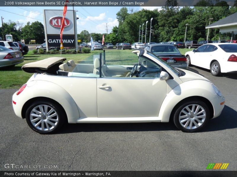 Harvest Moon Beige / Cream Beige 2008 Volkswagen New Beetle SE Convertible