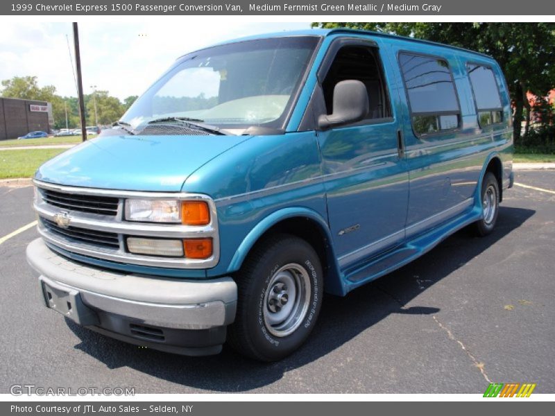 Front 3/4 View of 1999 Express 1500 Passenger Conversion Van