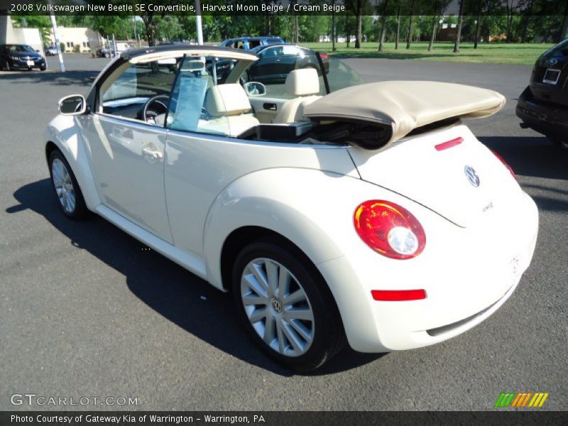 Harvest Moon Beige / Cream Beige 2008 Volkswagen New Beetle SE Convertible