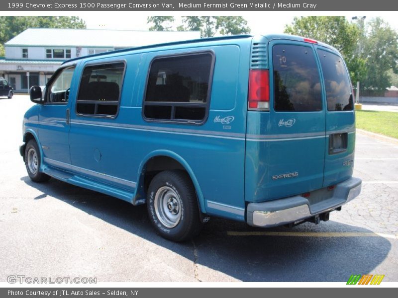 1999 Express 1500 Passenger Conversion Van Medium Fernmist Green Metallic