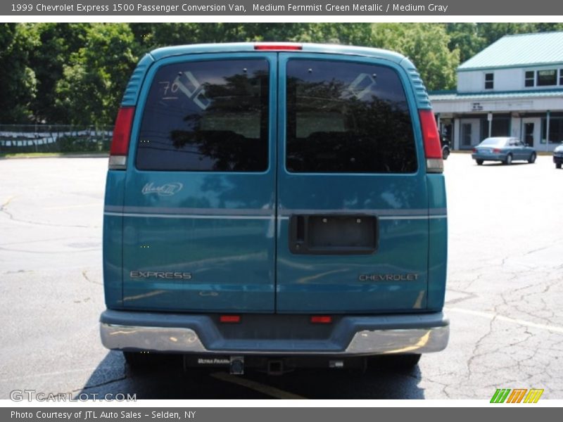 Medium Fernmist Green Metallic / Medium Gray 1999 Chevrolet Express 1500 Passenger Conversion Van