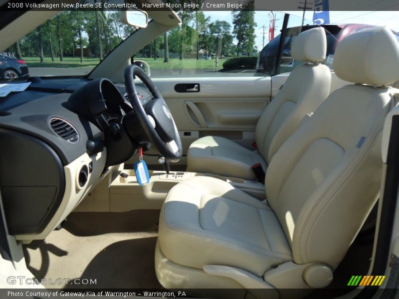 Harvest Moon Beige / Cream Beige 2008 Volkswagen New Beetle SE Convertible