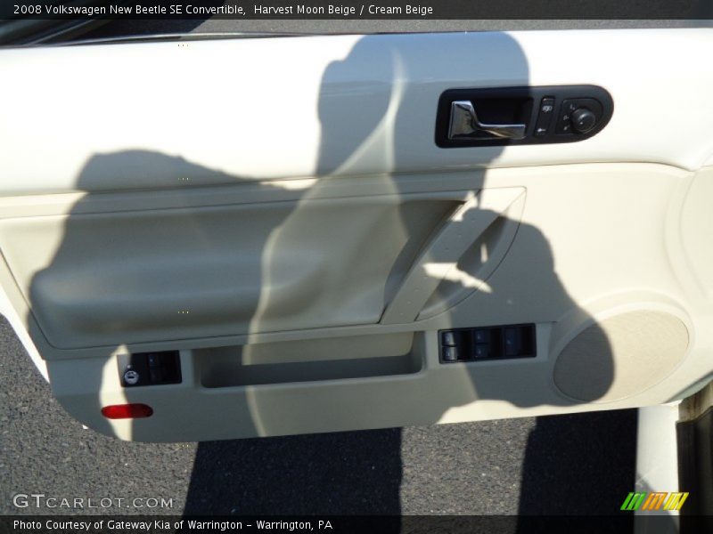 Harvest Moon Beige / Cream Beige 2008 Volkswagen New Beetle SE Convertible
