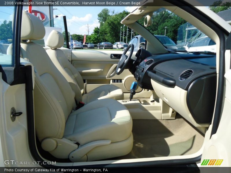 Harvest Moon Beige / Cream Beige 2008 Volkswagen New Beetle SE Convertible
