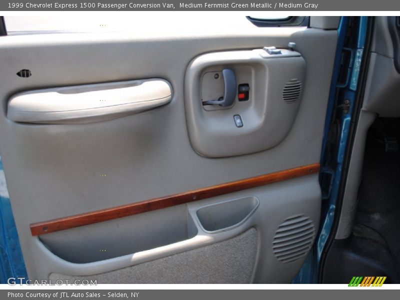 Medium Fernmist Green Metallic / Medium Gray 1999 Chevrolet Express 1500 Passenger Conversion Van