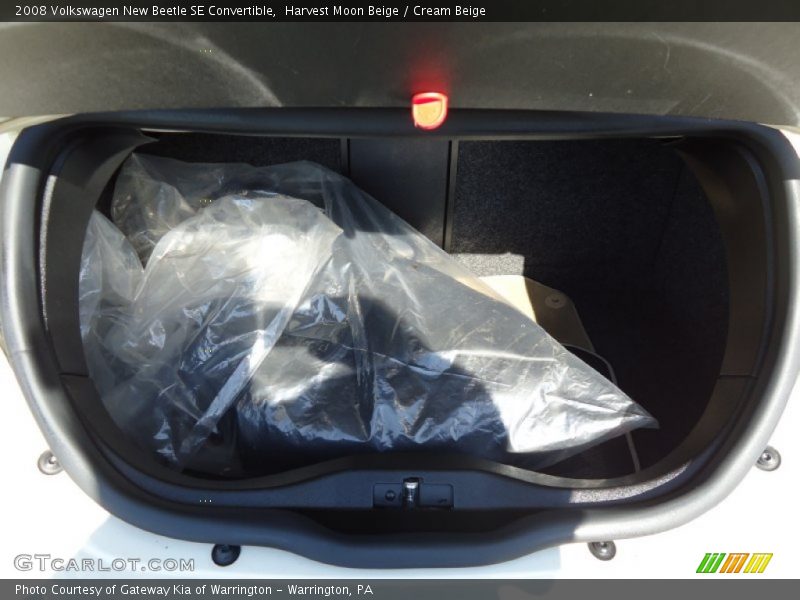 Harvest Moon Beige / Cream Beige 2008 Volkswagen New Beetle SE Convertible