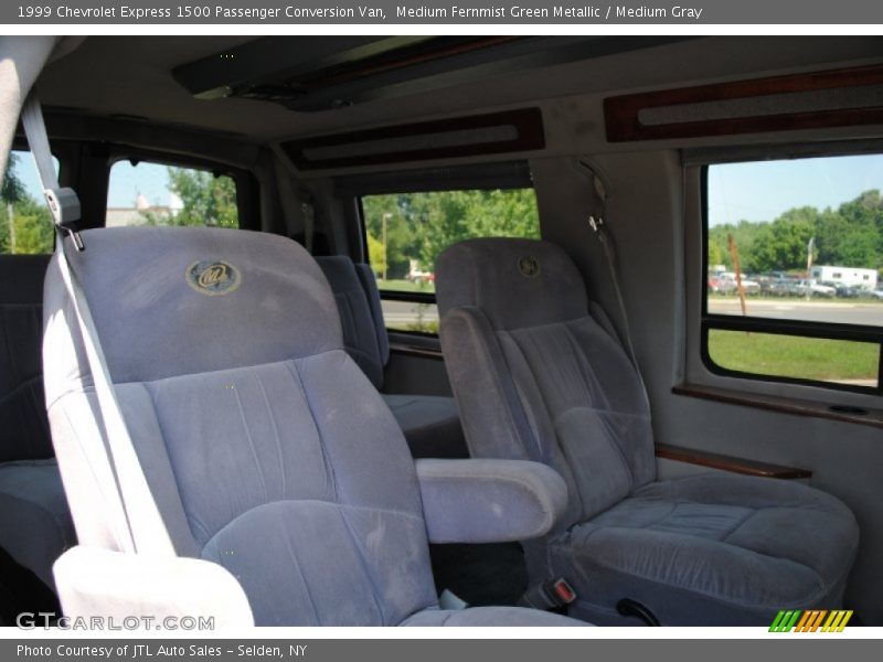 Medium Fernmist Green Metallic / Medium Gray 1999 Chevrolet Express 1500 Passenger Conversion Van