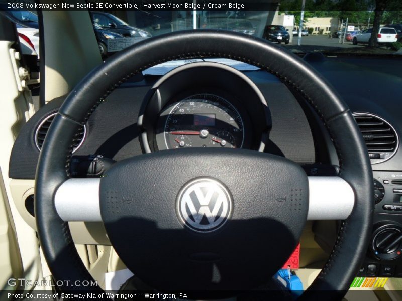 Harvest Moon Beige / Cream Beige 2008 Volkswagen New Beetle SE Convertible
