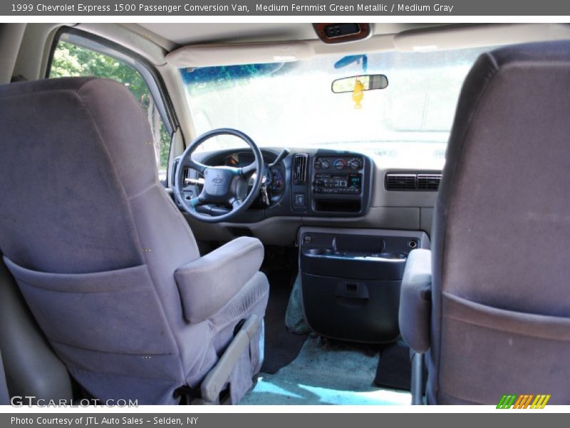 Medium Fernmist Green Metallic / Medium Gray 1999 Chevrolet Express 1500 Passenger Conversion Van