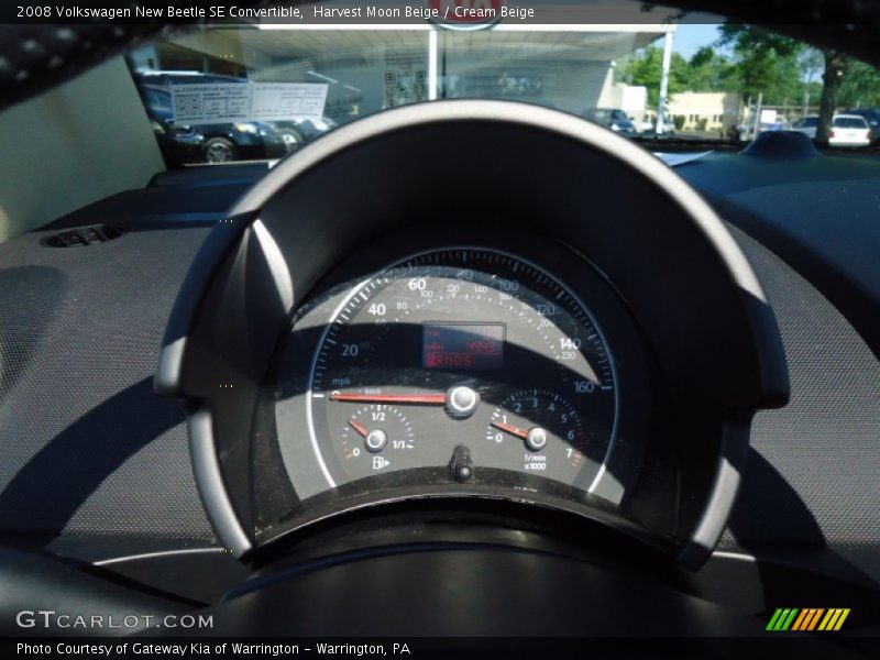 Harvest Moon Beige / Cream Beige 2008 Volkswagen New Beetle SE Convertible