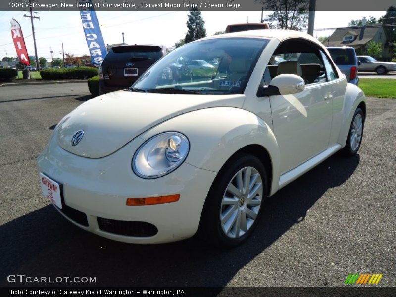 Harvest Moon Beige / Cream Beige 2008 Volkswagen New Beetle SE Convertible