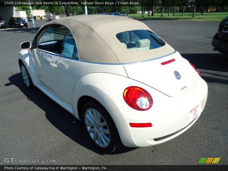 Harvest Moon Beige / Cream Beige 2008 Volkswagen New Beetle SE Convertible