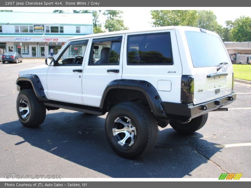 Stone White / Grey 1997 Jeep Cherokee Sport 4x4