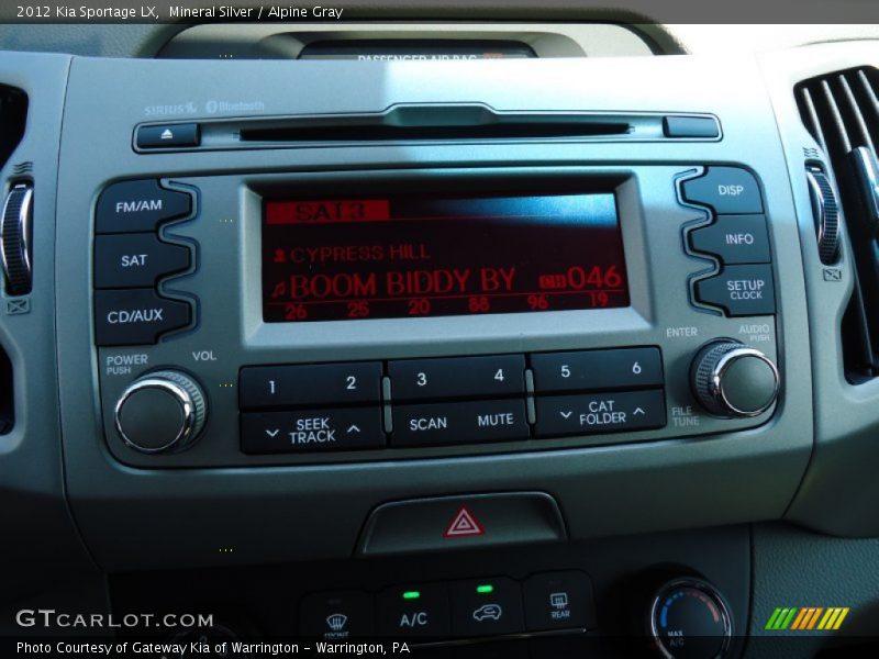 Audio System of 2012 Sportage LX