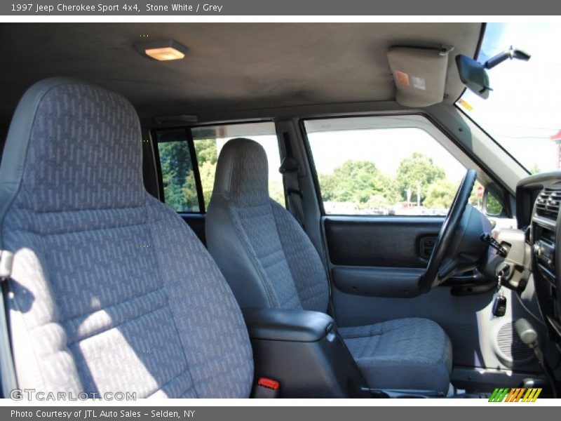 Stone White / Grey 1997 Jeep Cherokee Sport 4x4