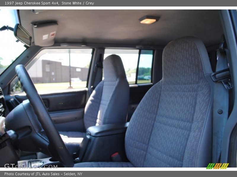 Stone White / Grey 1997 Jeep Cherokee Sport 4x4