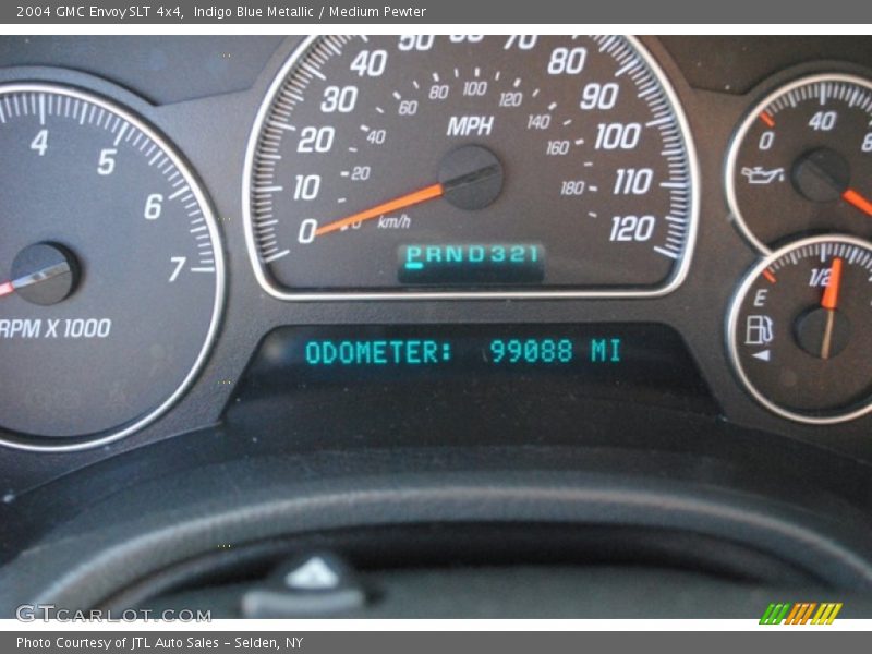 Indigo Blue Metallic / Medium Pewter 2004 GMC Envoy SLT 4x4