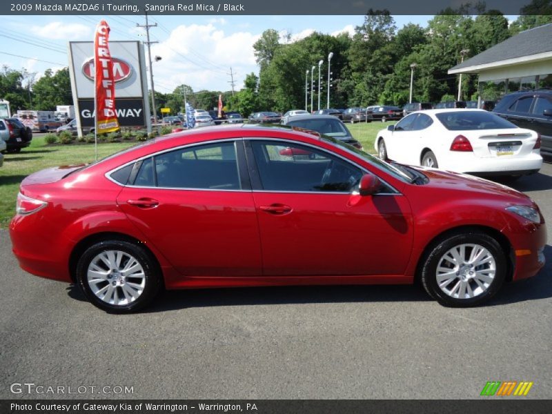 Sangria Red Mica / Black 2009 Mazda MAZDA6 i Touring