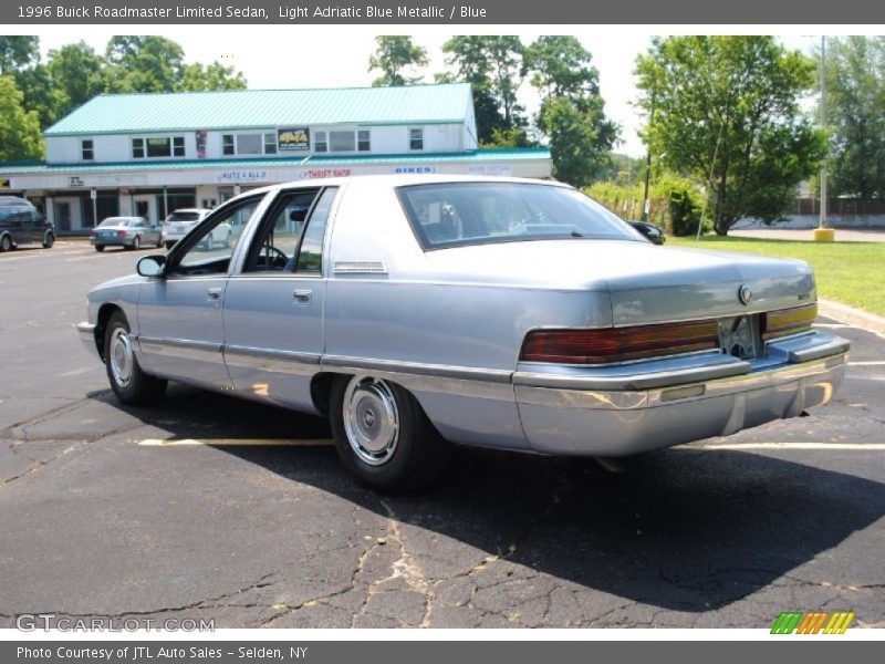 Light Adriatic Blue Metallic / Blue 1996 Buick Roadmaster Limited Sedan