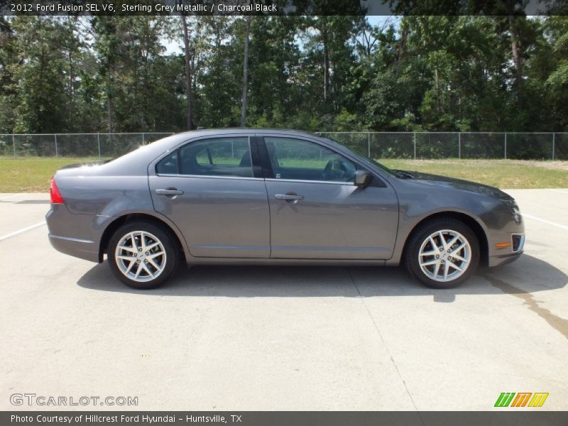 Sterling Grey Metallic / Charcoal Black 2012 Ford Fusion SEL V6