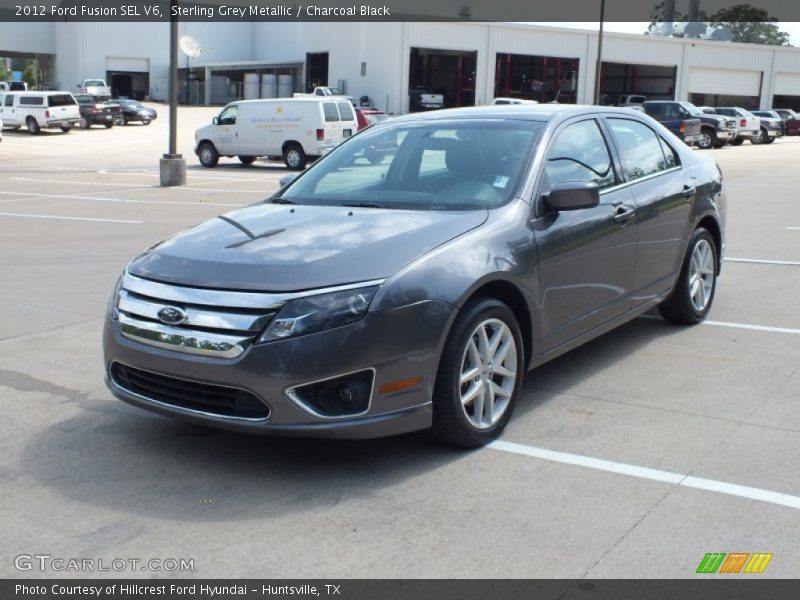 Sterling Grey Metallic / Charcoal Black 2012 Ford Fusion SEL V6