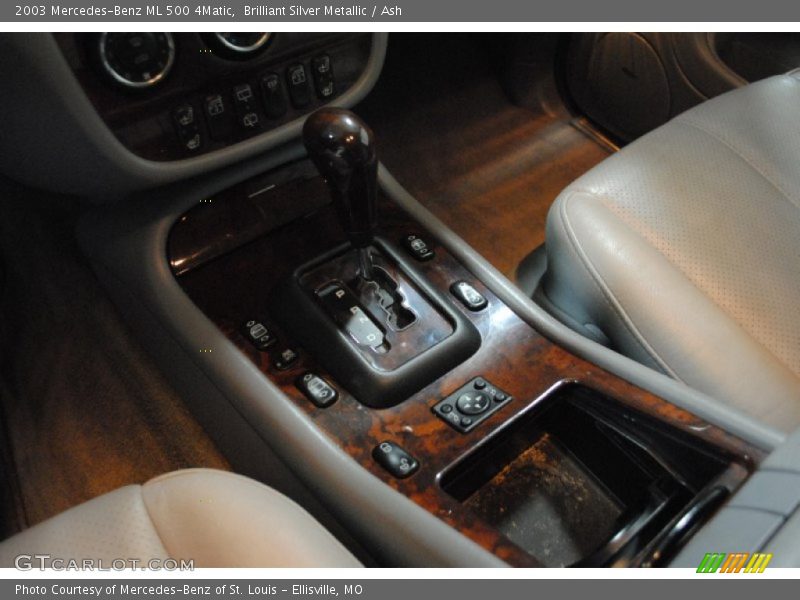 Brilliant Silver Metallic / Ash 2003 Mercedes-Benz ML 500 4Matic