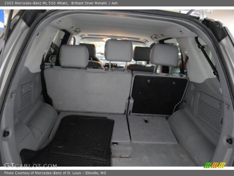 Brilliant Silver Metallic / Ash 2003 Mercedes-Benz ML 500 4Matic