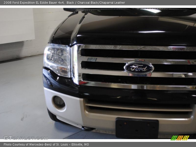 Black / Charcoal Black/Chaparral Leather 2008 Ford Expedition EL Eddie Bauer 4x4
