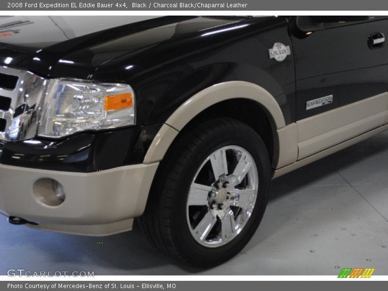 Black / Charcoal Black/Chaparral Leather 2008 Ford Expedition EL Eddie Bauer 4x4