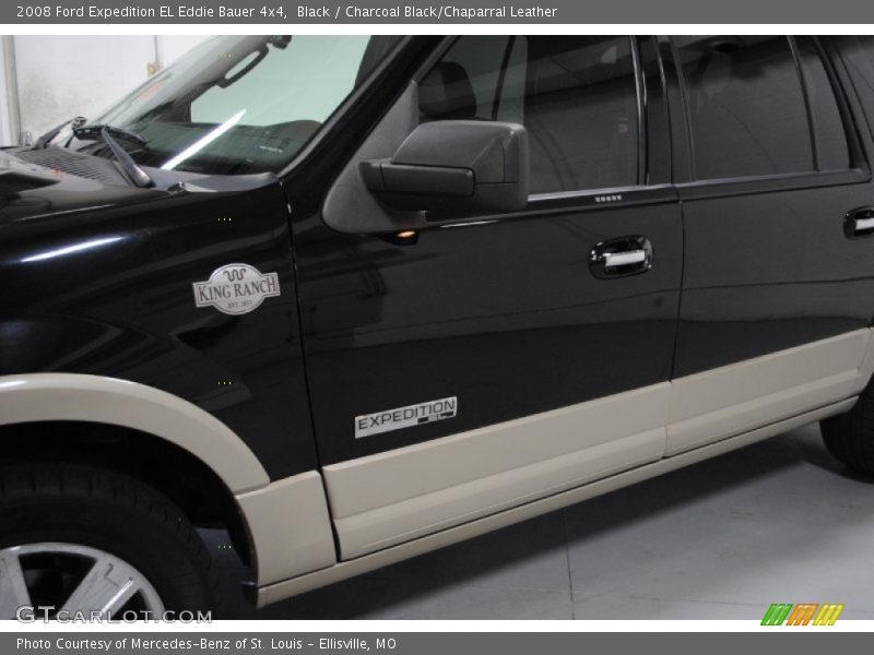 Black / Charcoal Black/Chaparral Leather 2008 Ford Expedition EL Eddie Bauer 4x4