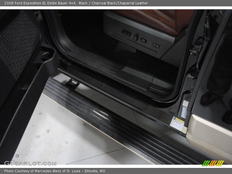Black / Charcoal Black/Chaparral Leather 2008 Ford Expedition EL Eddie Bauer 4x4