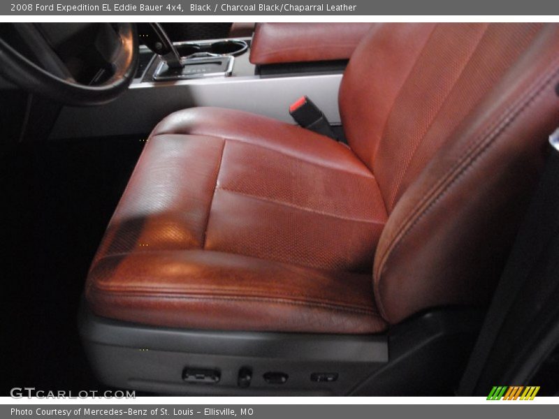Black / Charcoal Black/Chaparral Leather 2008 Ford Expedition EL Eddie Bauer 4x4
