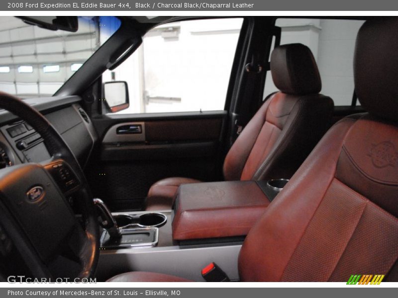 Black / Charcoal Black/Chaparral Leather 2008 Ford Expedition EL Eddie Bauer 4x4