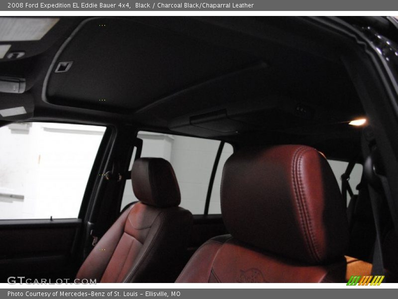 Black / Charcoal Black/Chaparral Leather 2008 Ford Expedition EL Eddie Bauer 4x4