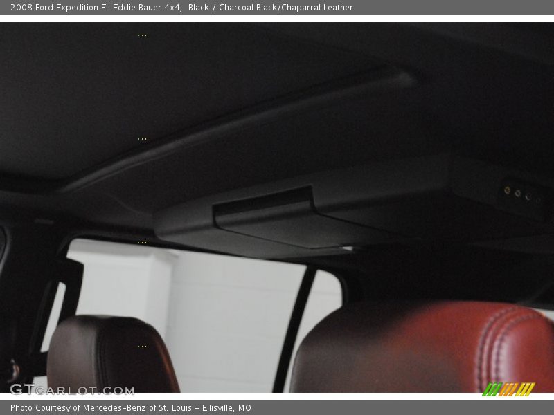 Black / Charcoal Black/Chaparral Leather 2008 Ford Expedition EL Eddie Bauer 4x4