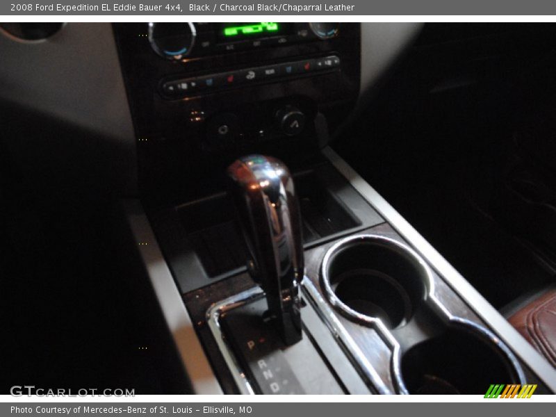 Black / Charcoal Black/Chaparral Leather 2008 Ford Expedition EL Eddie Bauer 4x4