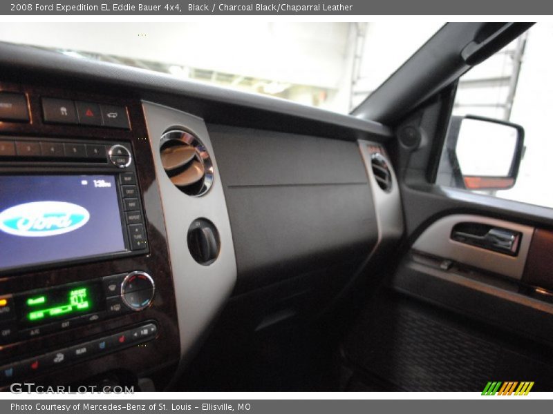 Black / Charcoal Black/Chaparral Leather 2008 Ford Expedition EL Eddie Bauer 4x4