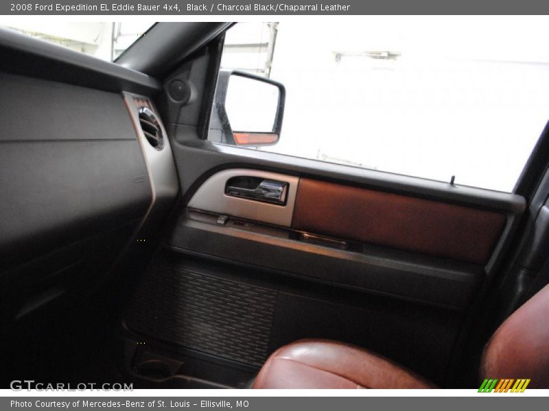 Black / Charcoal Black/Chaparral Leather 2008 Ford Expedition EL Eddie Bauer 4x4