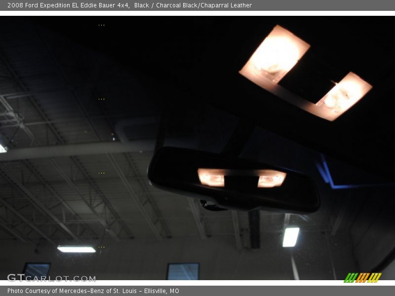 Black / Charcoal Black/Chaparral Leather 2008 Ford Expedition EL Eddie Bauer 4x4