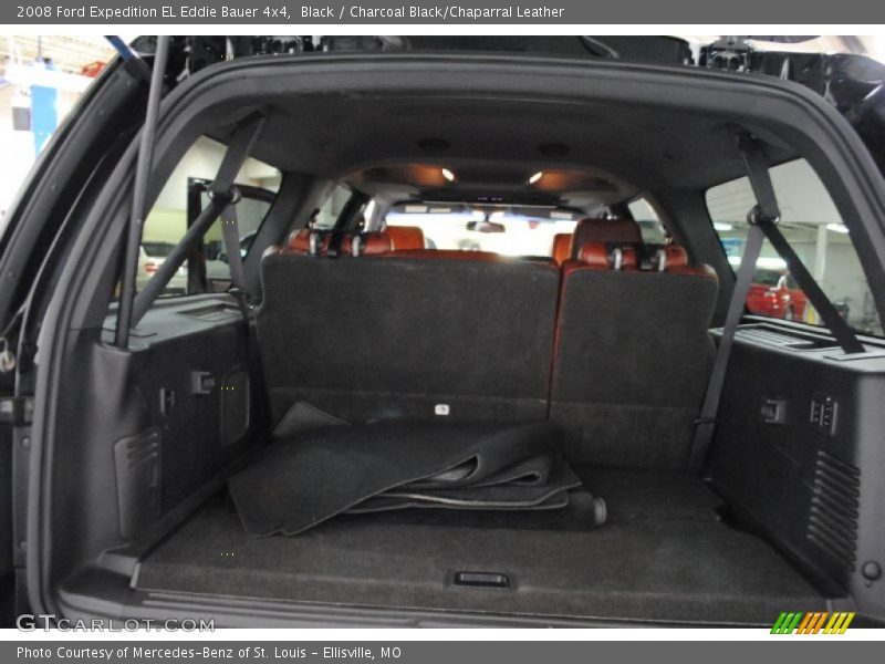 Black / Charcoal Black/Chaparral Leather 2008 Ford Expedition EL Eddie Bauer 4x4