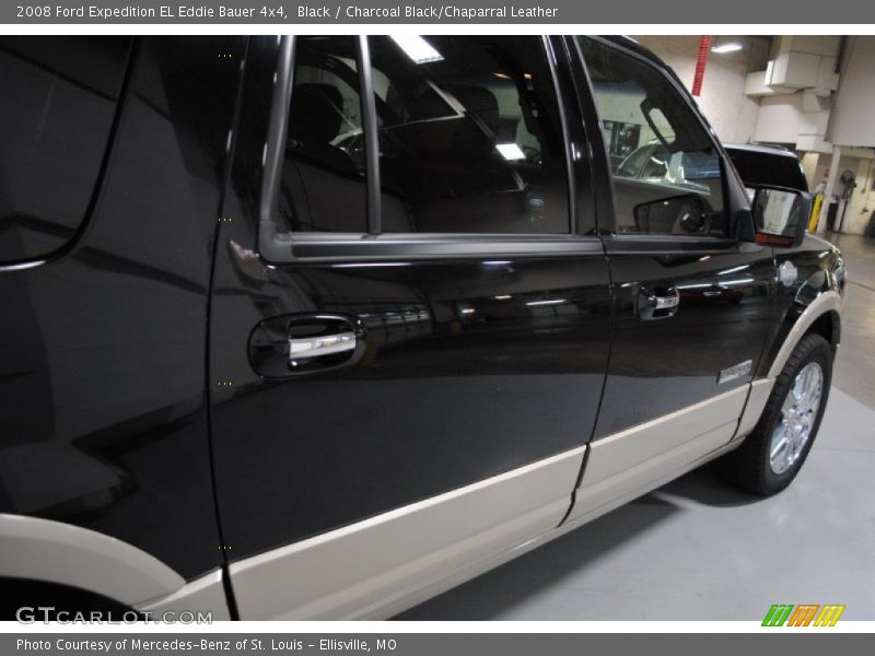 Black / Charcoal Black/Chaparral Leather 2008 Ford Expedition EL Eddie Bauer 4x4