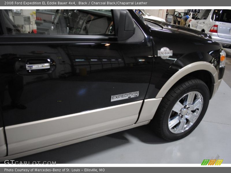 Black / Charcoal Black/Chaparral Leather 2008 Ford Expedition EL Eddie Bauer 4x4