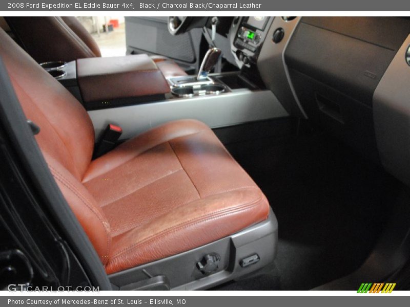 Black / Charcoal Black/Chaparral Leather 2008 Ford Expedition EL Eddie Bauer 4x4