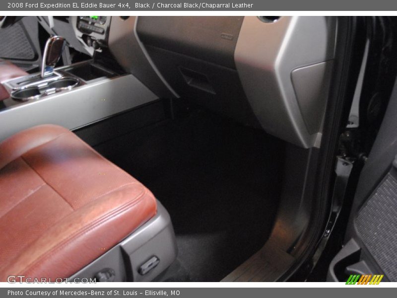 Black / Charcoal Black/Chaparral Leather 2008 Ford Expedition EL Eddie Bauer 4x4