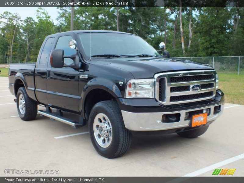 Black / Medium Flint 2005 Ford F350 Super Duty XLT SuperCab 4x4