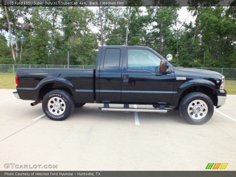 Black / Medium Flint 2005 Ford F350 Super Duty XLT SuperCab 4x4