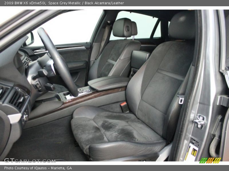 Front Seat of 2009 X6 xDrive50i
